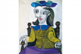 Kunstdruck Picasso, Der gelbe Pullover