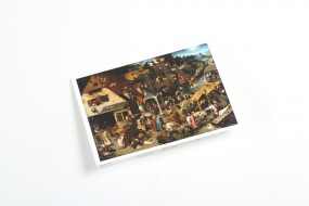 Carte pliante Bruegel l'Ancien: Les Proverbes flamands